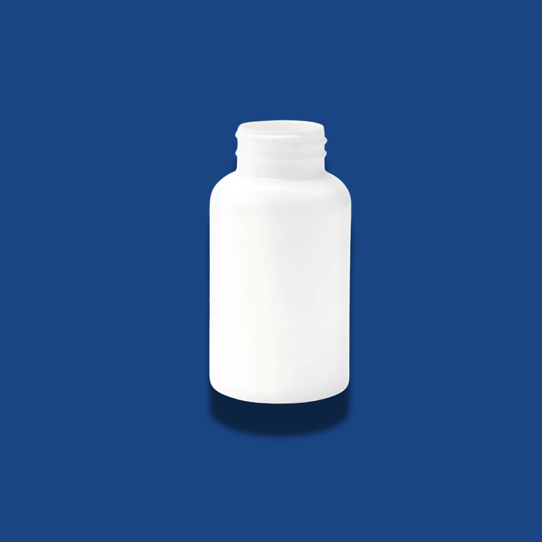 200cc A-Packer Round Bottle HDPE