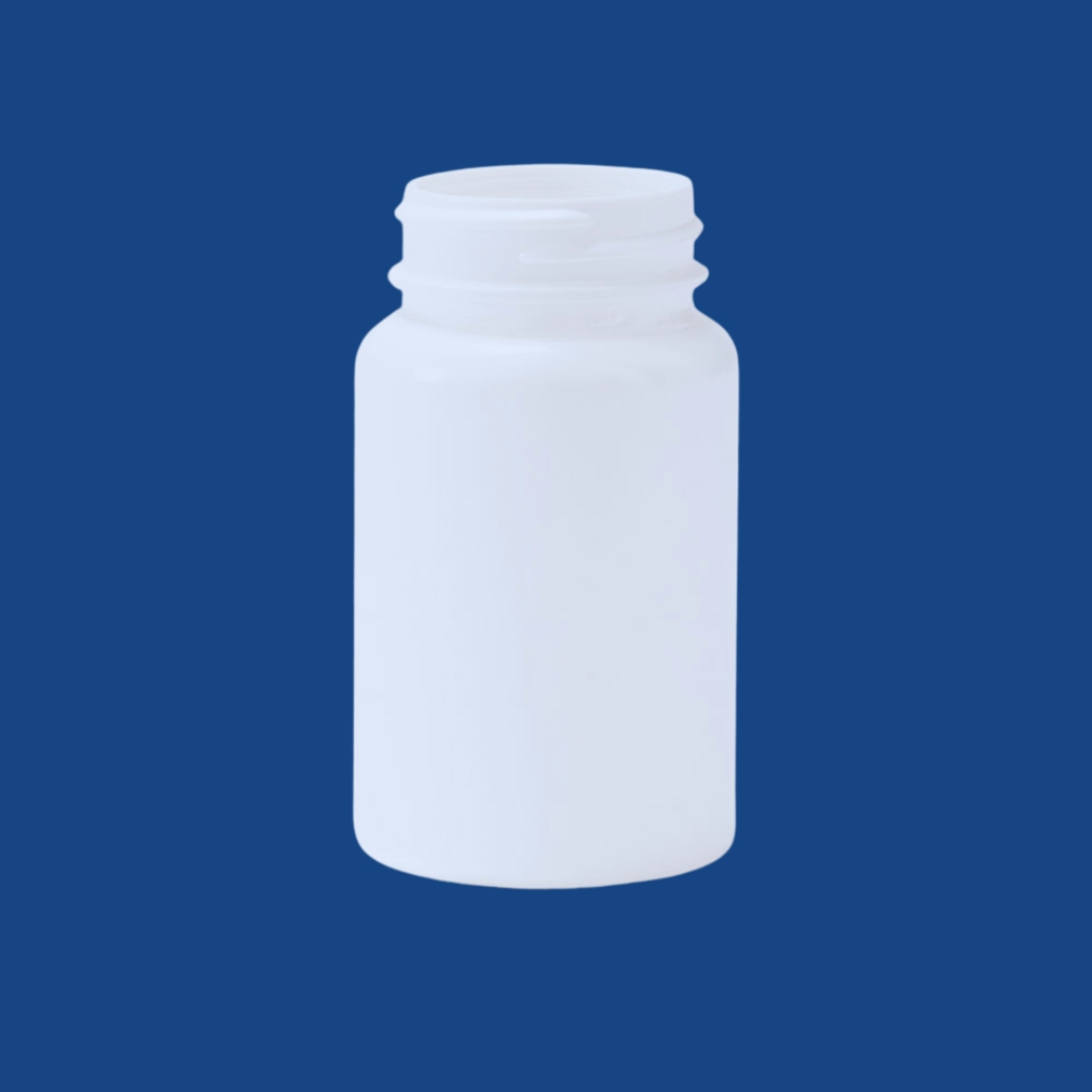 100cc S-Packer Round Bottle HDPE